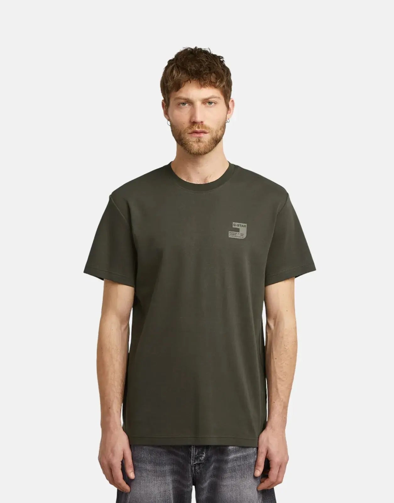 G-Star RAW Chest Logo Asfalt T-Shirt - Subwear