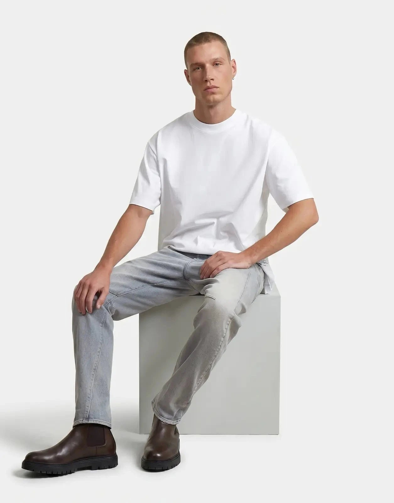 G-Star RAW Contor 3D Slim Faded Mechanical Grey Jeans - Subwear