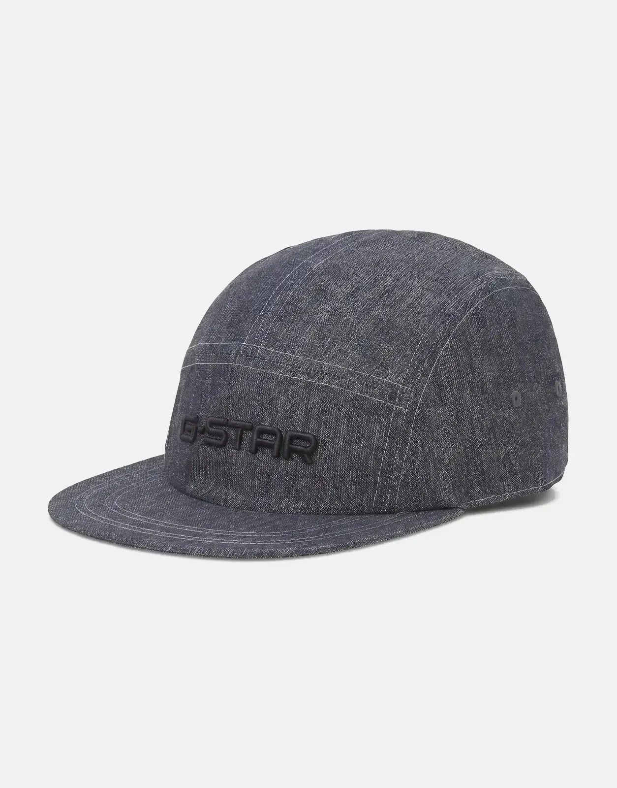 G-Star RAW Flat Brim 5 Raw Denim Panel Cap - Subwear