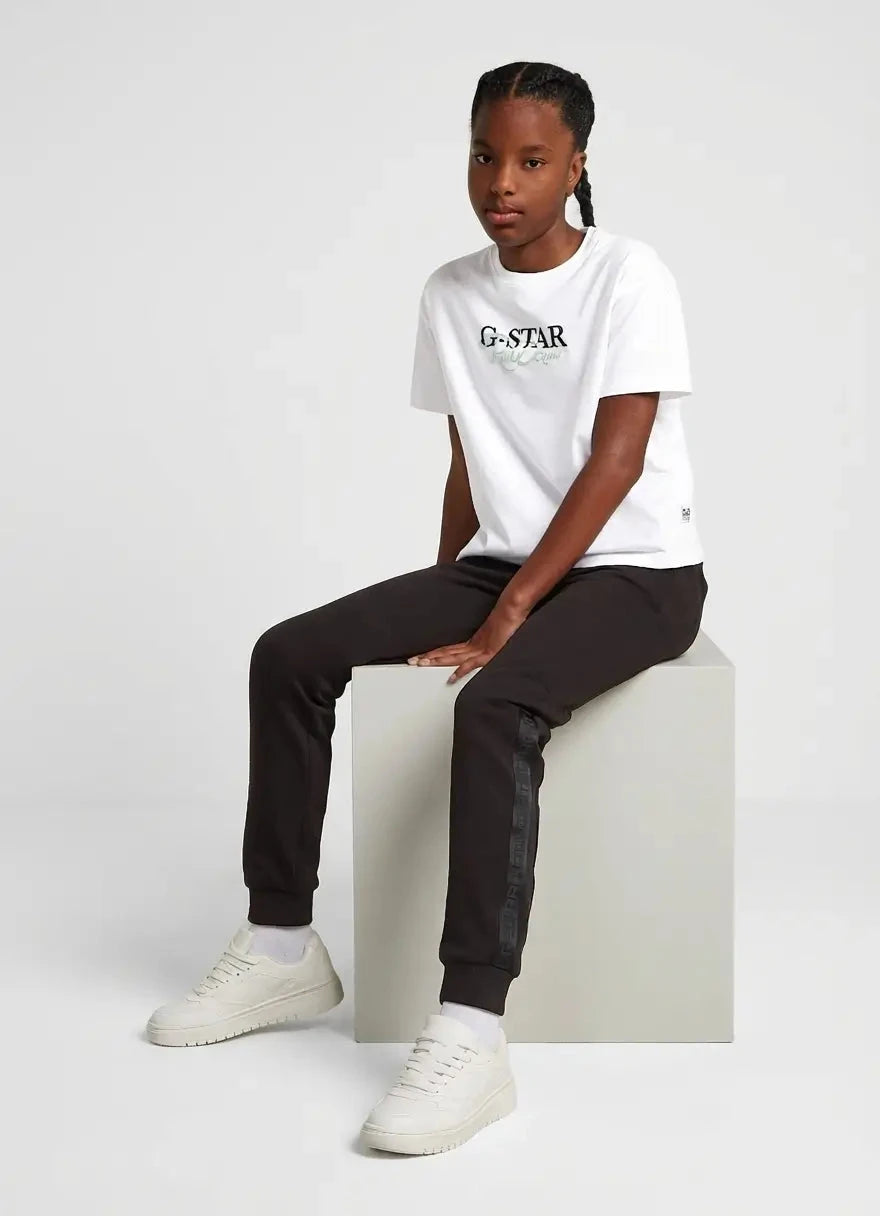 G-Star RAW Girls White Loose T-Shirt - Subwear