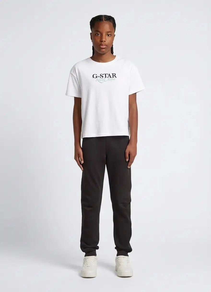 G-Star RAW Girls White Loose T-Shirt - Subwear