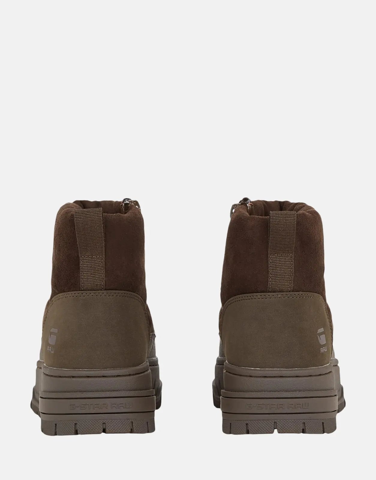 Women's G-Star RAW Lhana II Mid Suede Brown Sneakers