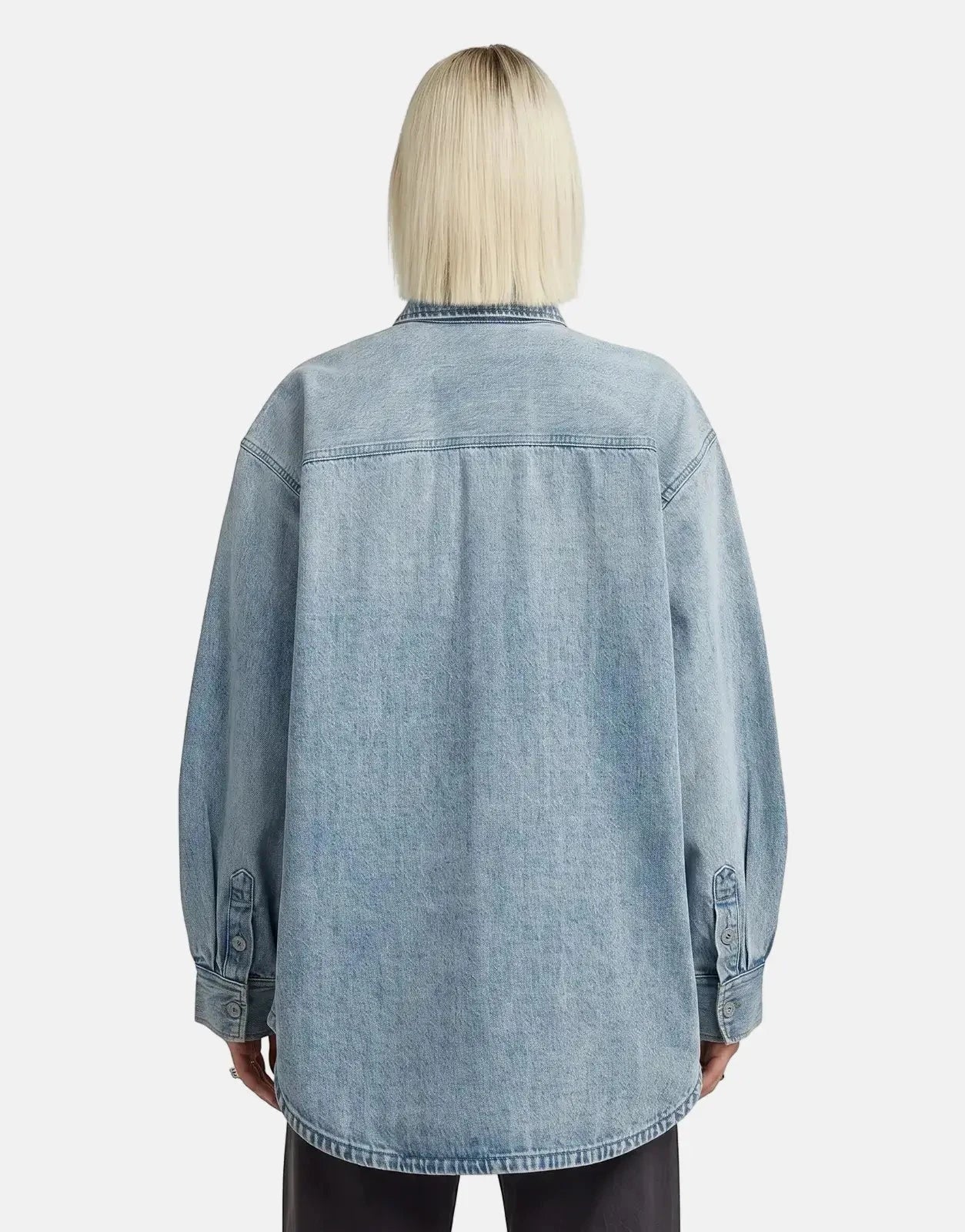 G-Star RAW Maxi 1-pkt Sun Faded Pacific Blue Overshirt - Subwear