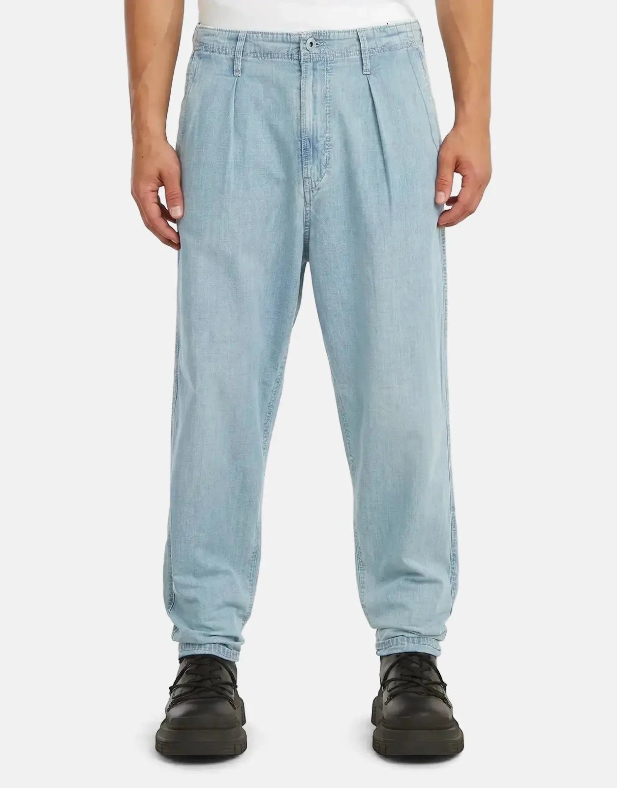 G-Star RAW Pleated Chino Denim Relaxed Tapered Vintage Mirage - Subwear