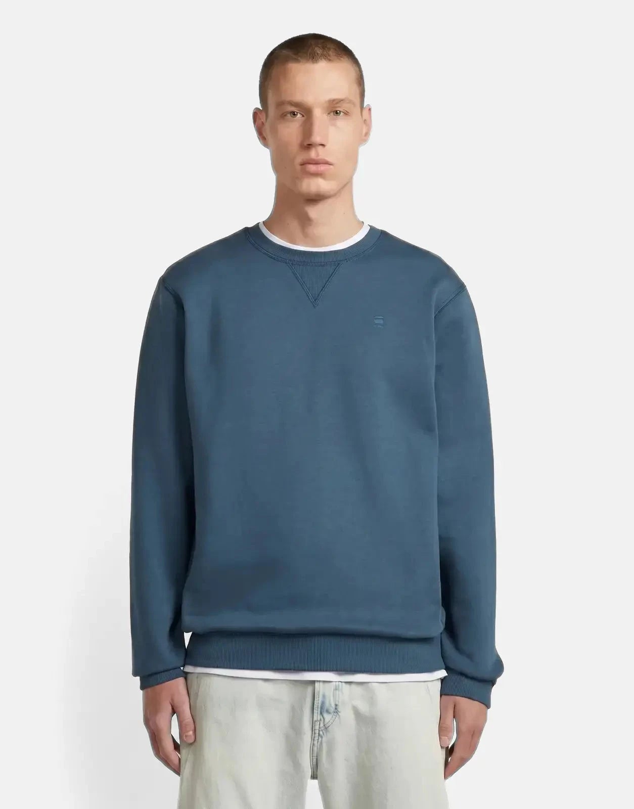 G-Star RAW Premium Core Rank Blue Sweatshirt - Subwear