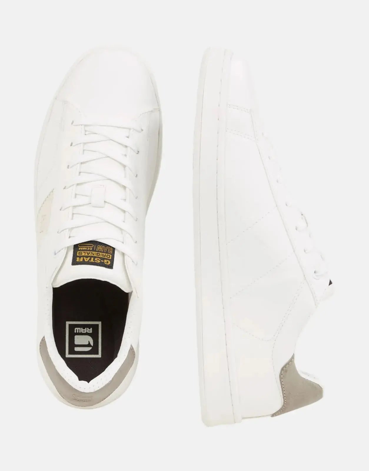 G-Star RAW Recruit White/Grey Cup Low Sneaker - Subwear