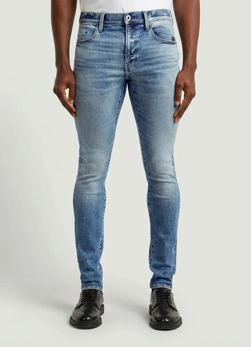 G-Star RAW Revend FWD Skinny Faded Blue Halite Jeans - Subwear
