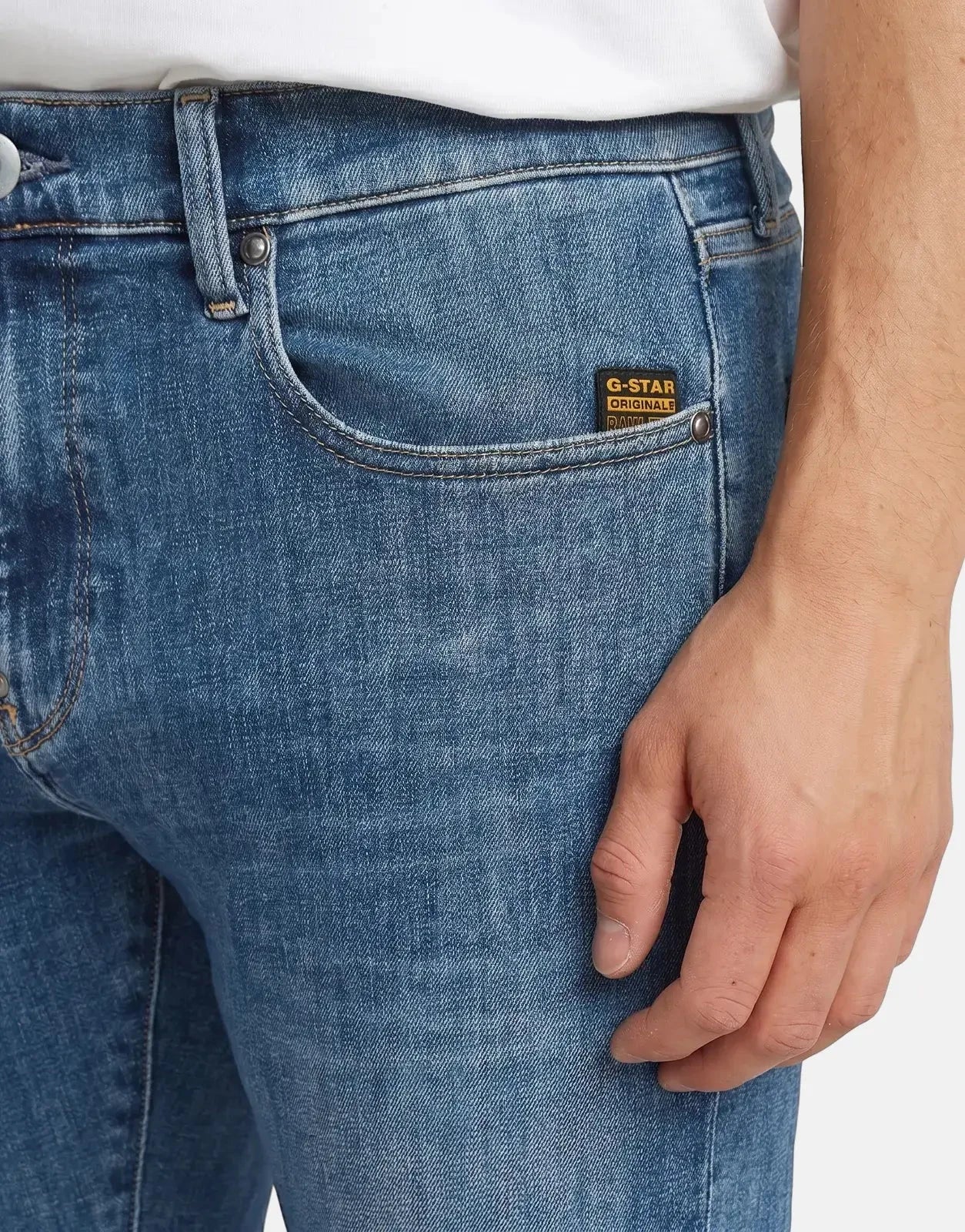 G-Star RAW Revend FWD Skinny Faded Summer Sky - Subwear