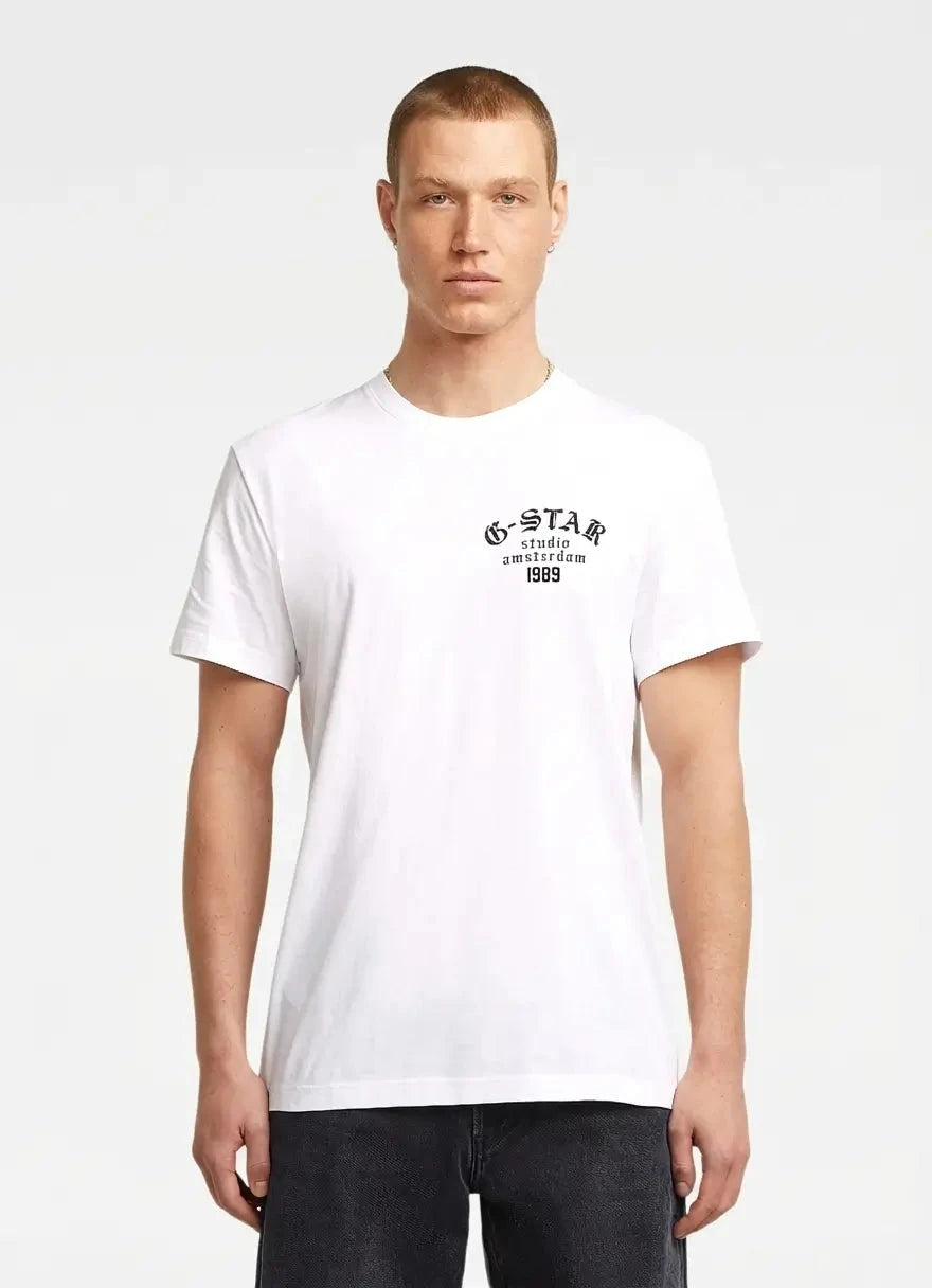 G-Star RAW Studio White AMS T-Shirt - Subwear