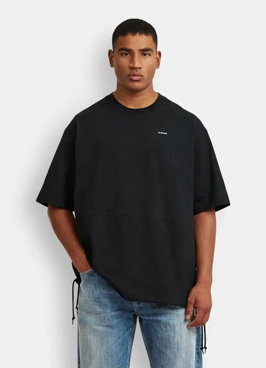 G-Star RAW Woven Mix Loose Black T-Shirt - Subwear