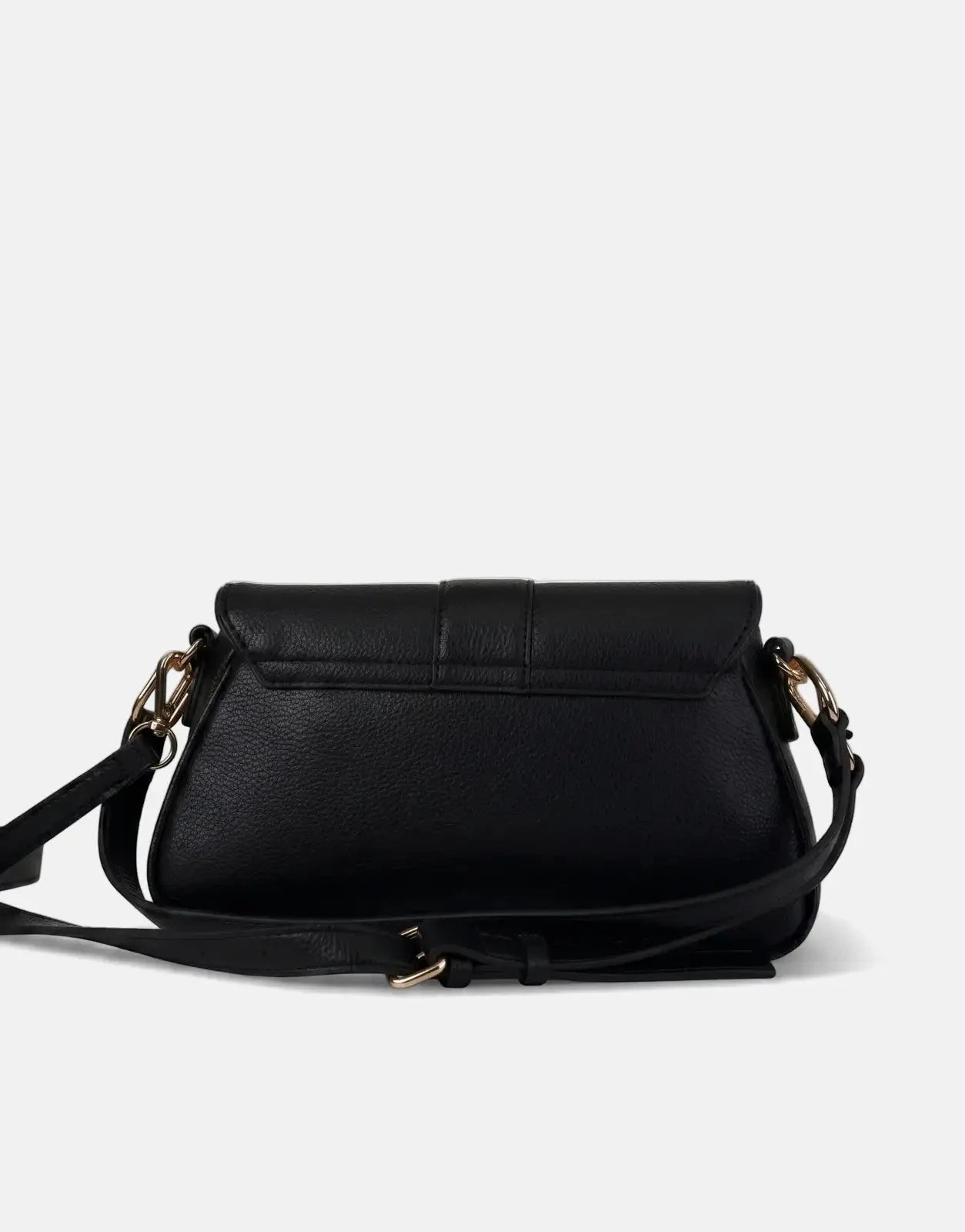Guess Erika Flap Black Crossbody Bag - Subwear
