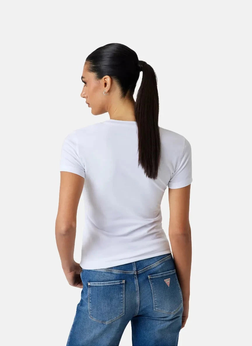 Guess Logo White T-Shirt - Subwear