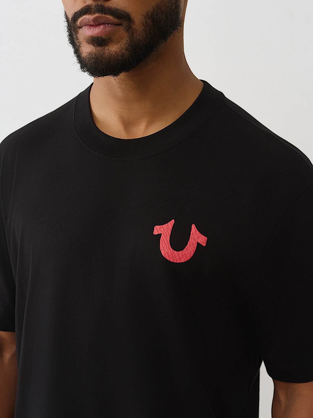 True Religion Number One SRS T-Shirt Black - Subwear