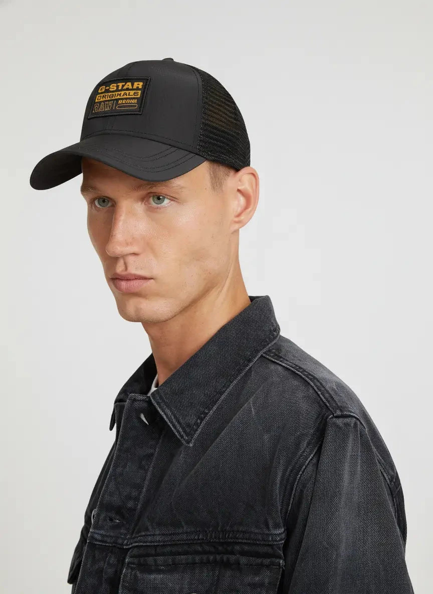G-Star RAW Baseball Black Trucker Cap - Subwear