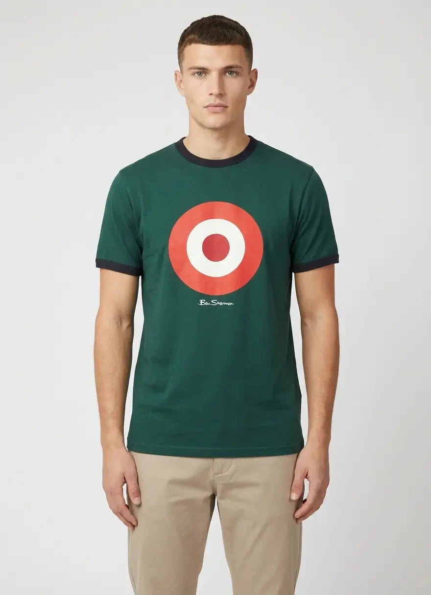 Ben Sherman Target T-Shirt Moss Agate - Subwear