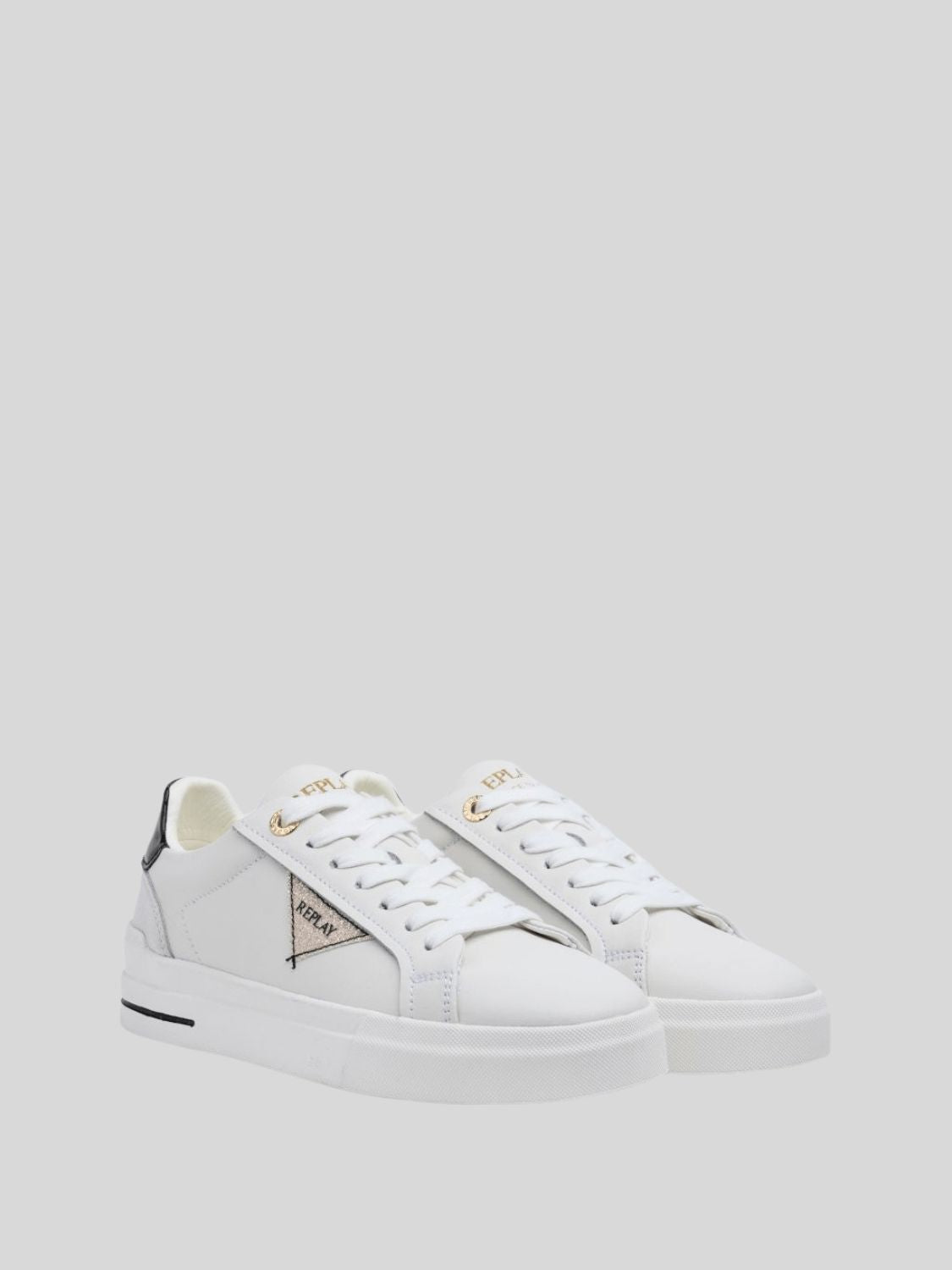 Replay Evan W Pop White/Black Sneakers - Subwear