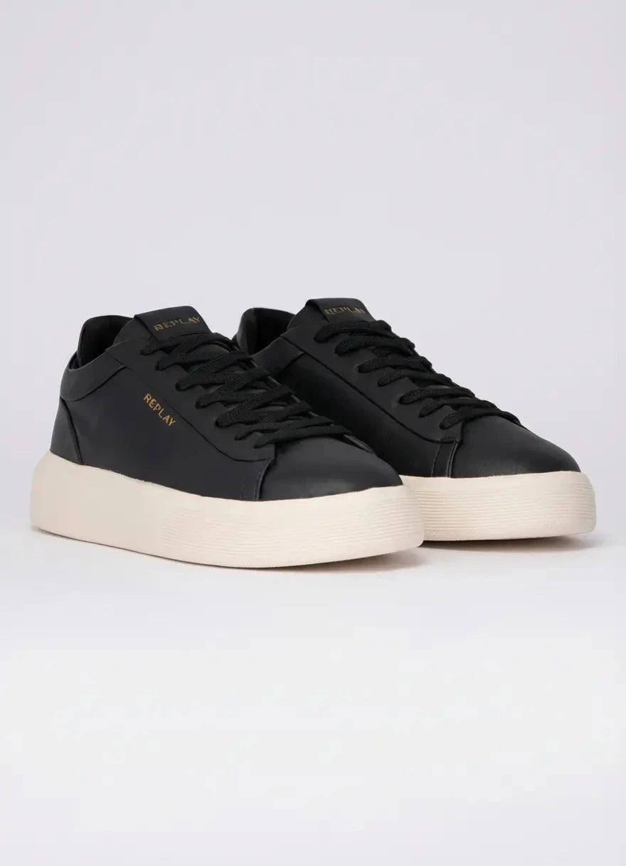Replay Notting Double Black Sneakers - Subwear