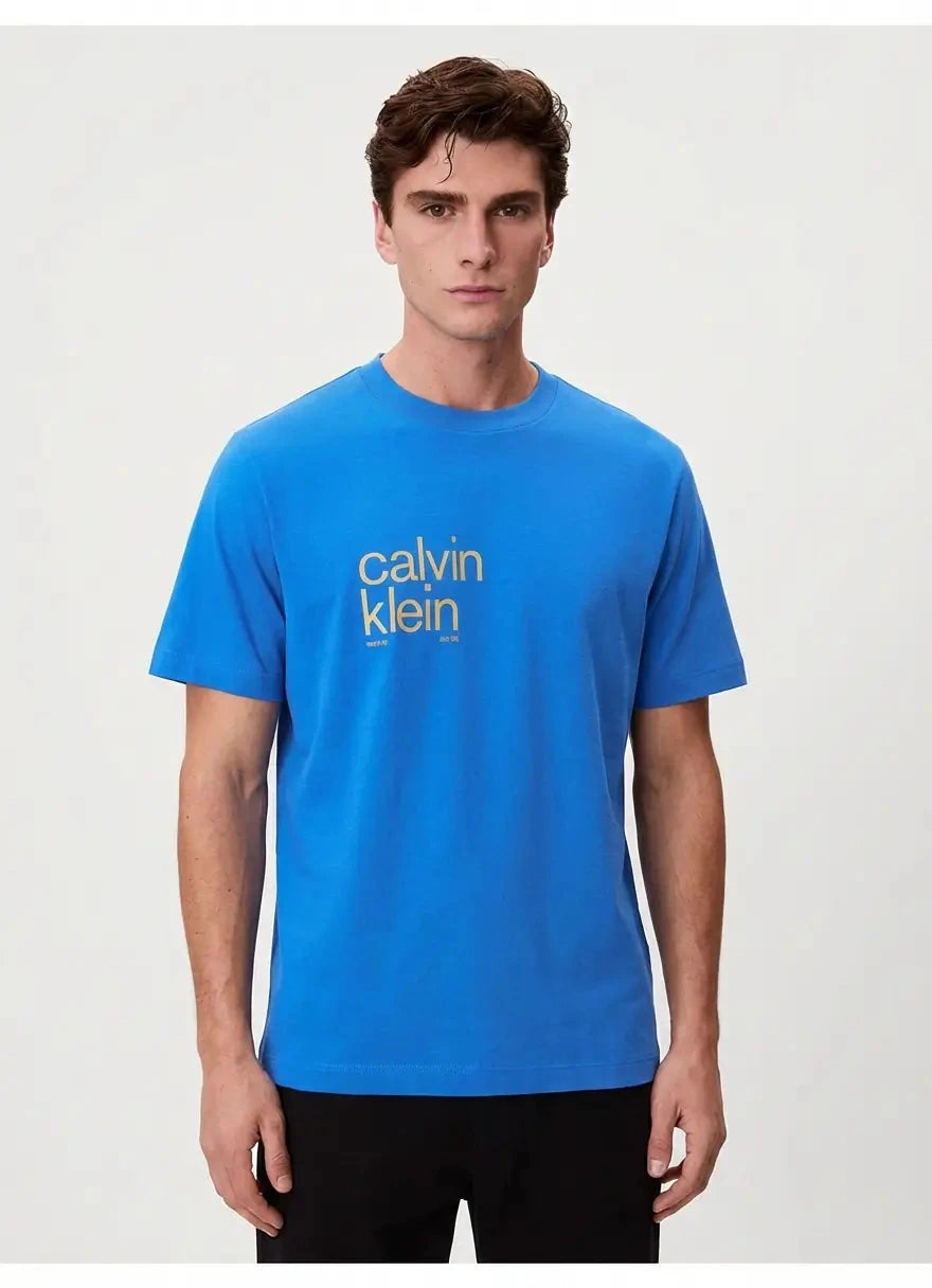Calvin Klein Circ Graphic T-Shirt Blue - Subwear
