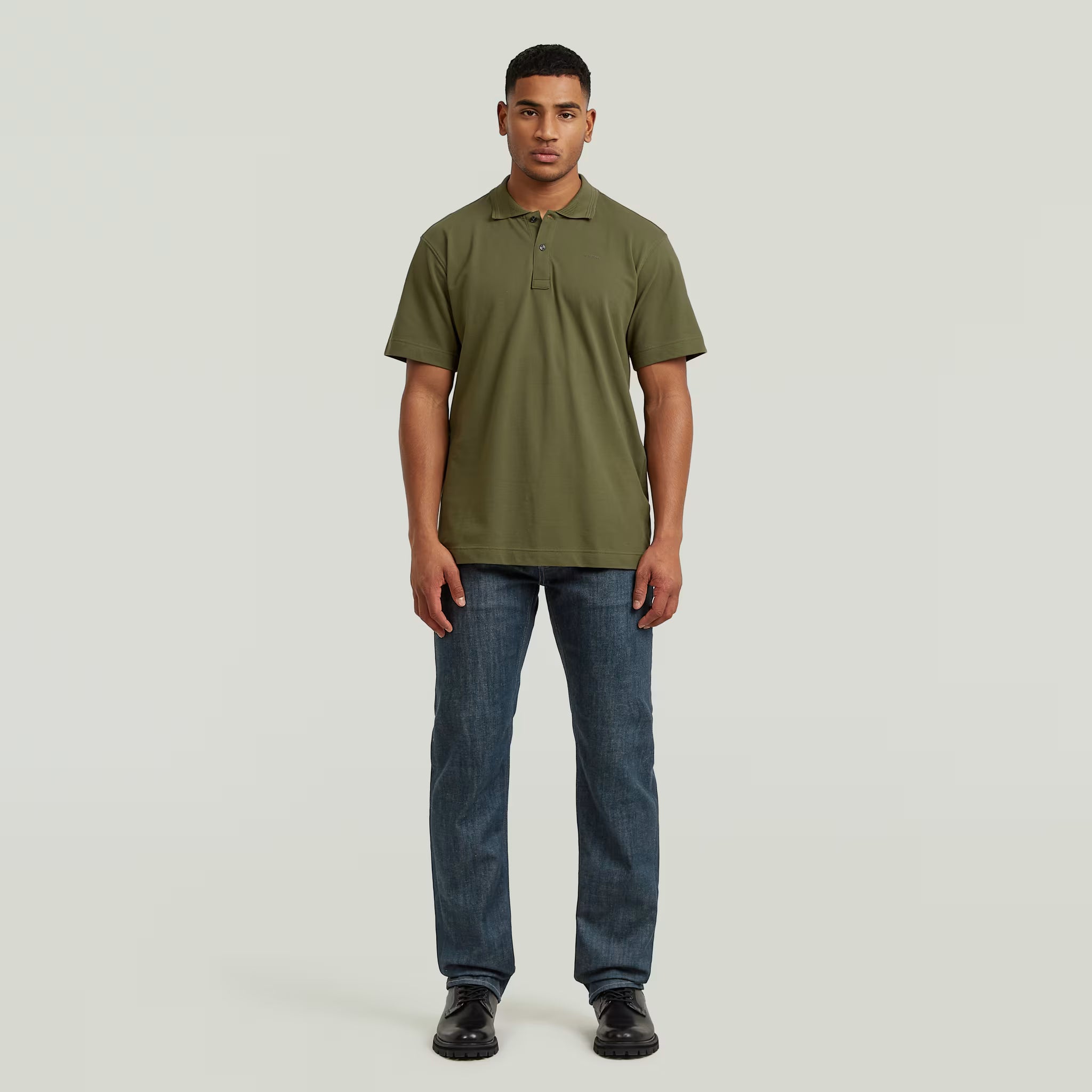G-Star RAW Core Regular Shadow Olive Polo Shirt - Subwear