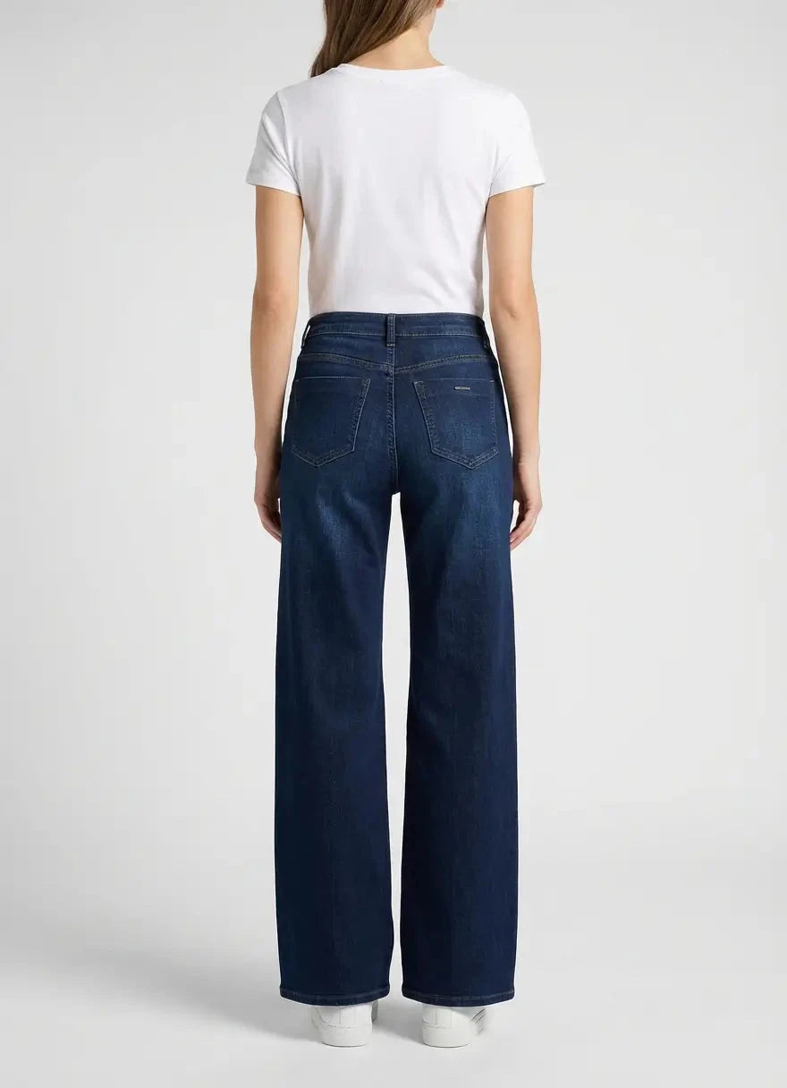 Sissy Boy High Waist Wide Leg Dk Vintage Jeans - Subwear