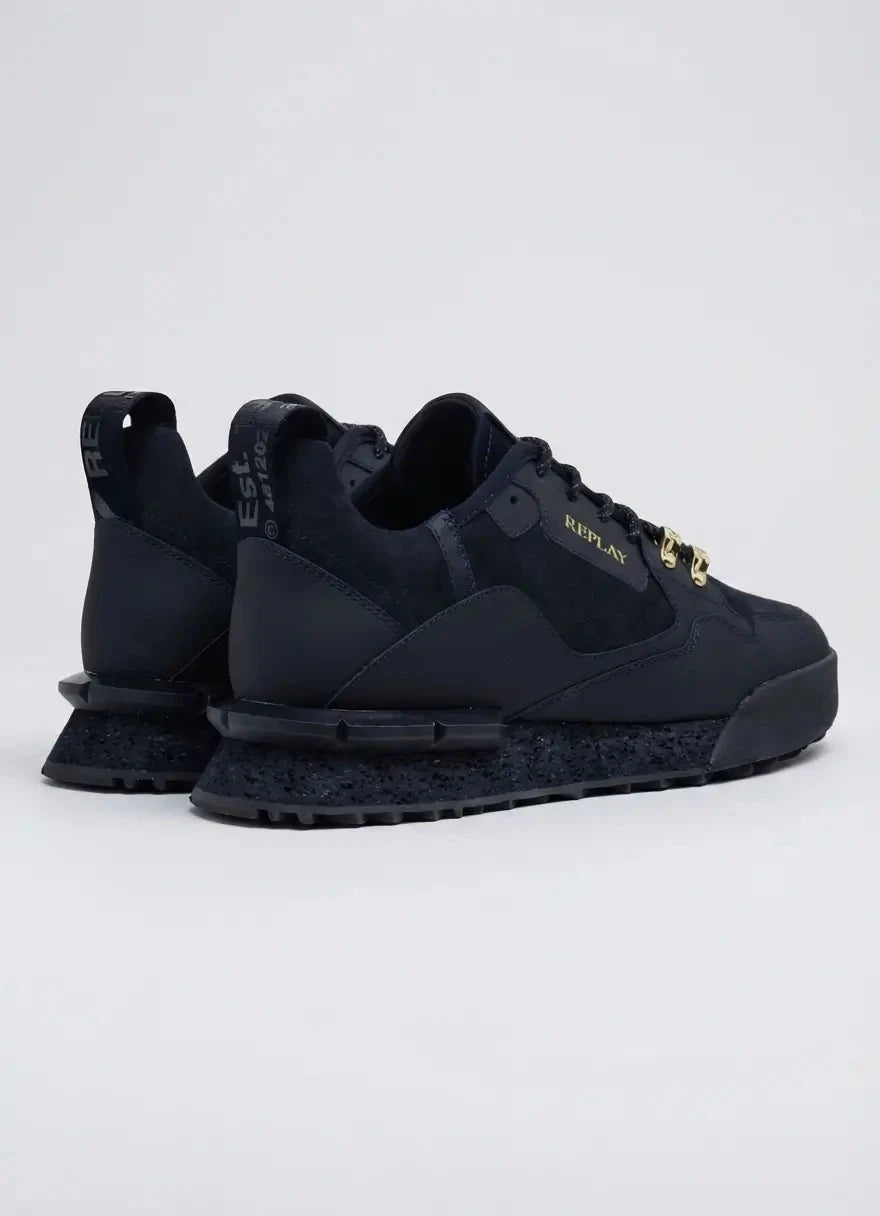 Replay Field Speed Suede Sa Navy Sneakers - Subwear