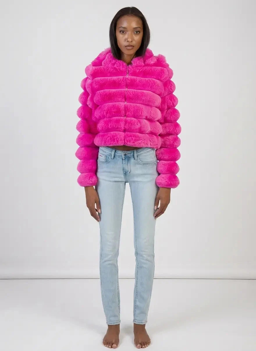 Sissy Boy Sweet and Simple Cropped Jacket Pink - Subwear