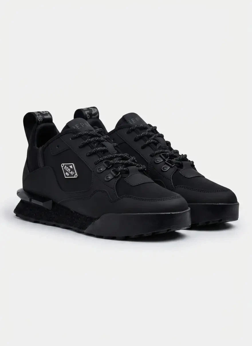Replay Field Speed Rhombus Black Sneakers - Subwear