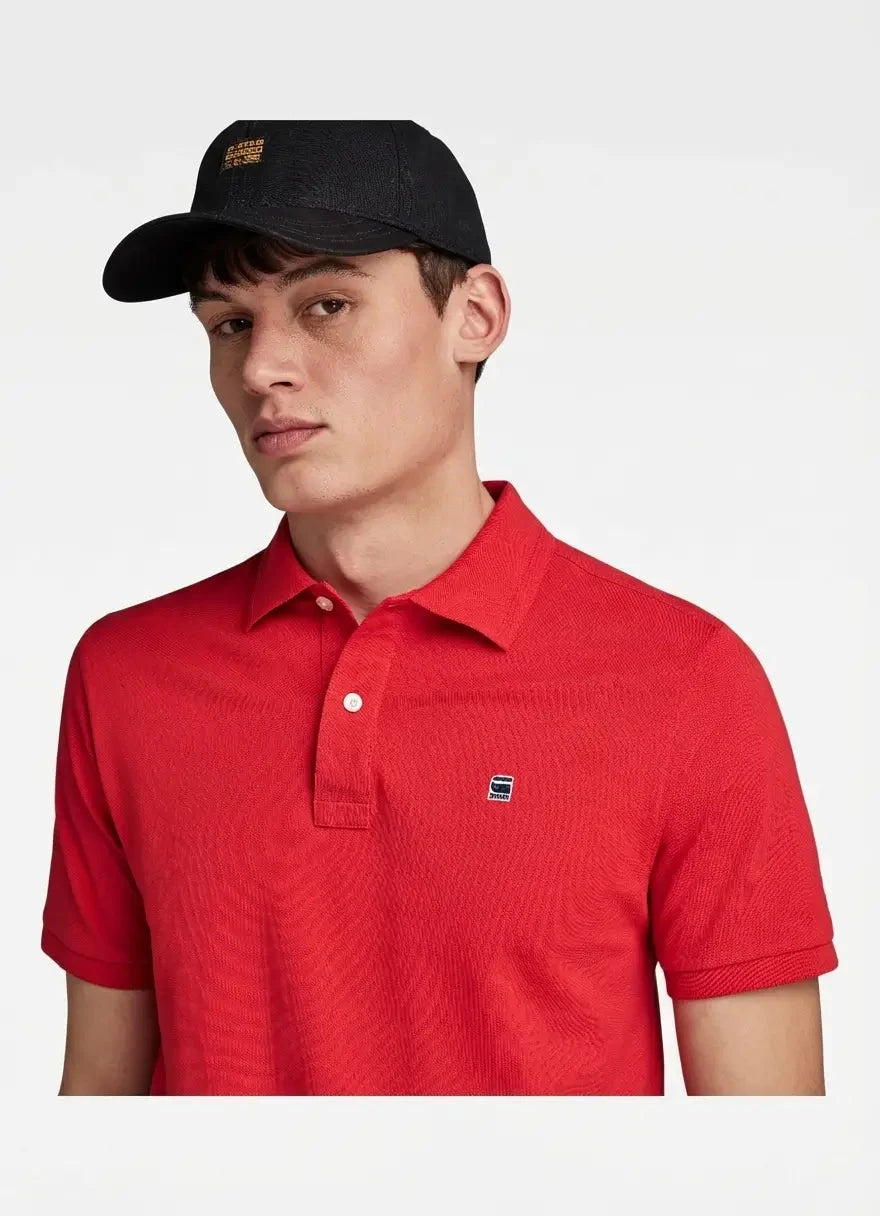 G-Star RAW Dunda Slim Antic Red Polo Shirt - Subwear