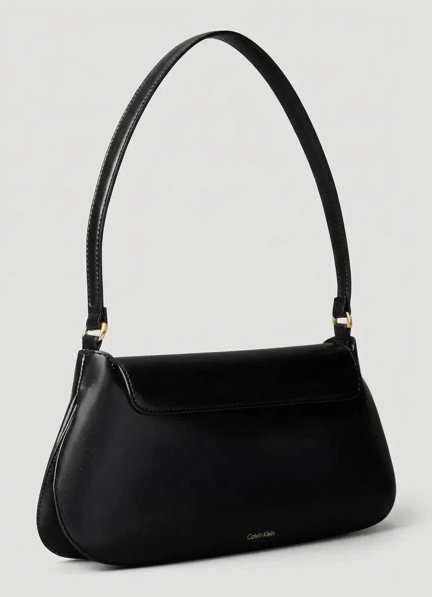 Calvin Klein Hardware Flap Shoulder Bag Black - Subwear