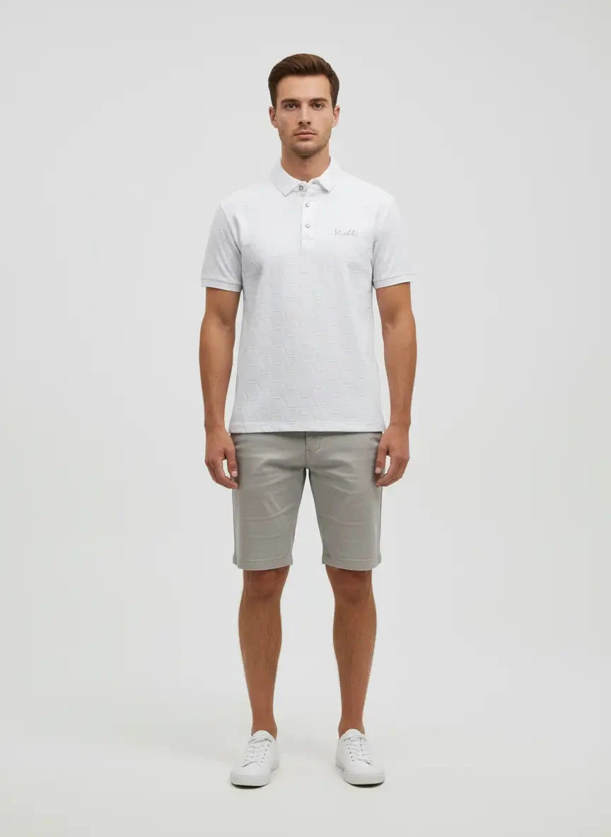 Vialli Leggo Off White Polo Shirt - Subwear
