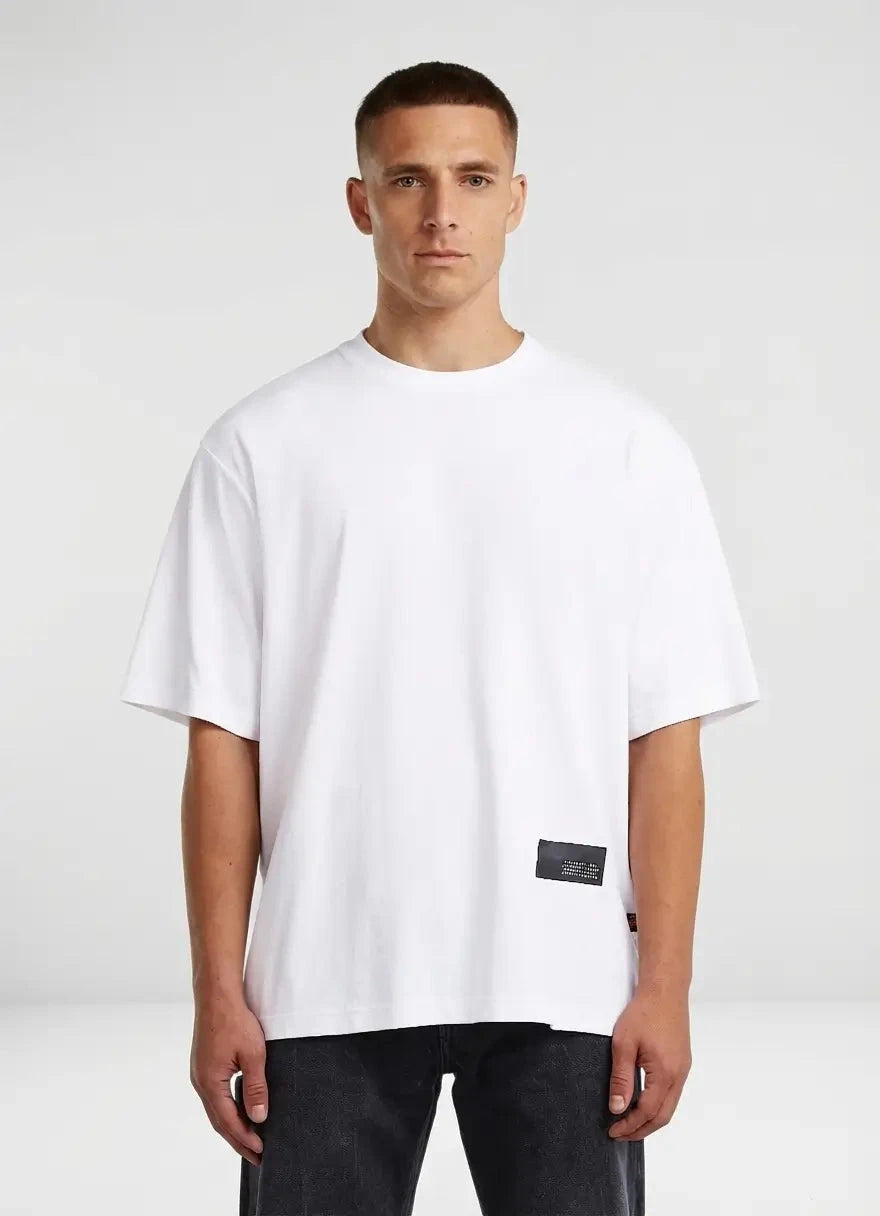 G-Star RAW Badge White Boxy T-Shirt - Subwear