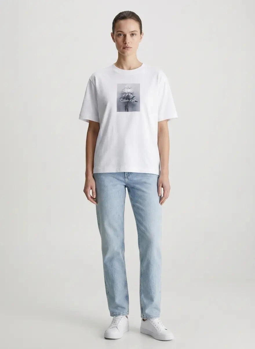 Calvin Klein Flower Boxy T-Shirt - Subwear