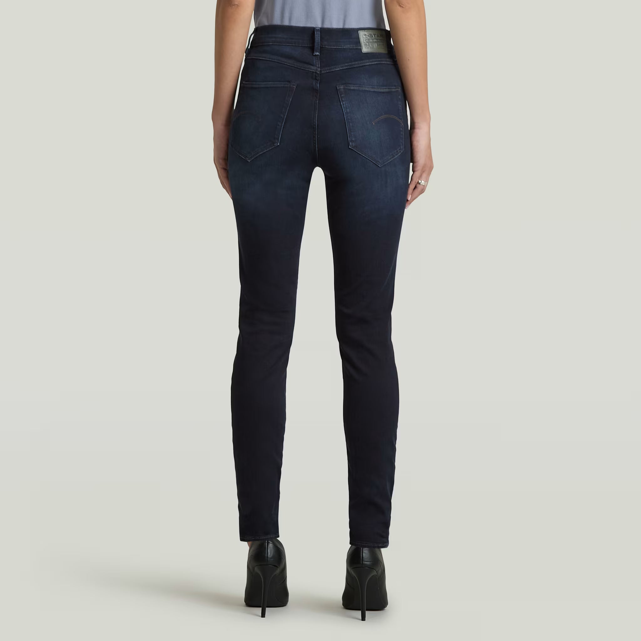 G-Star RAW Shape Skinny Jeans Dark Blue - Subwear