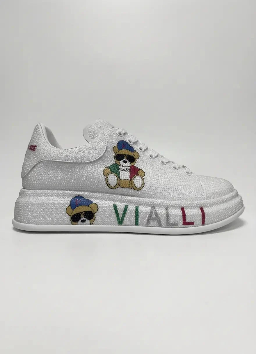 Vialli Mehdi White Sneaker - Subwear