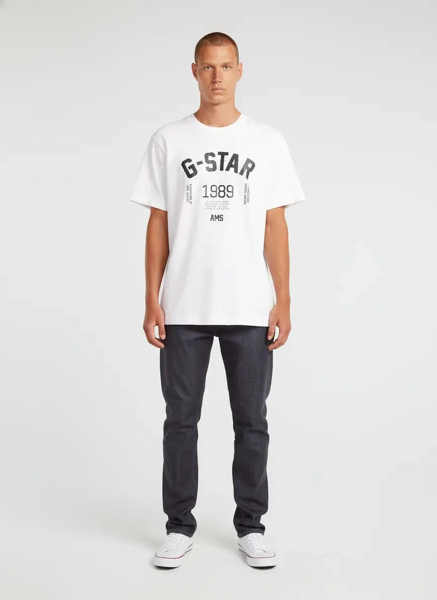 G-Star RAW 89 Back Loose White T-Shirt - Subwear
