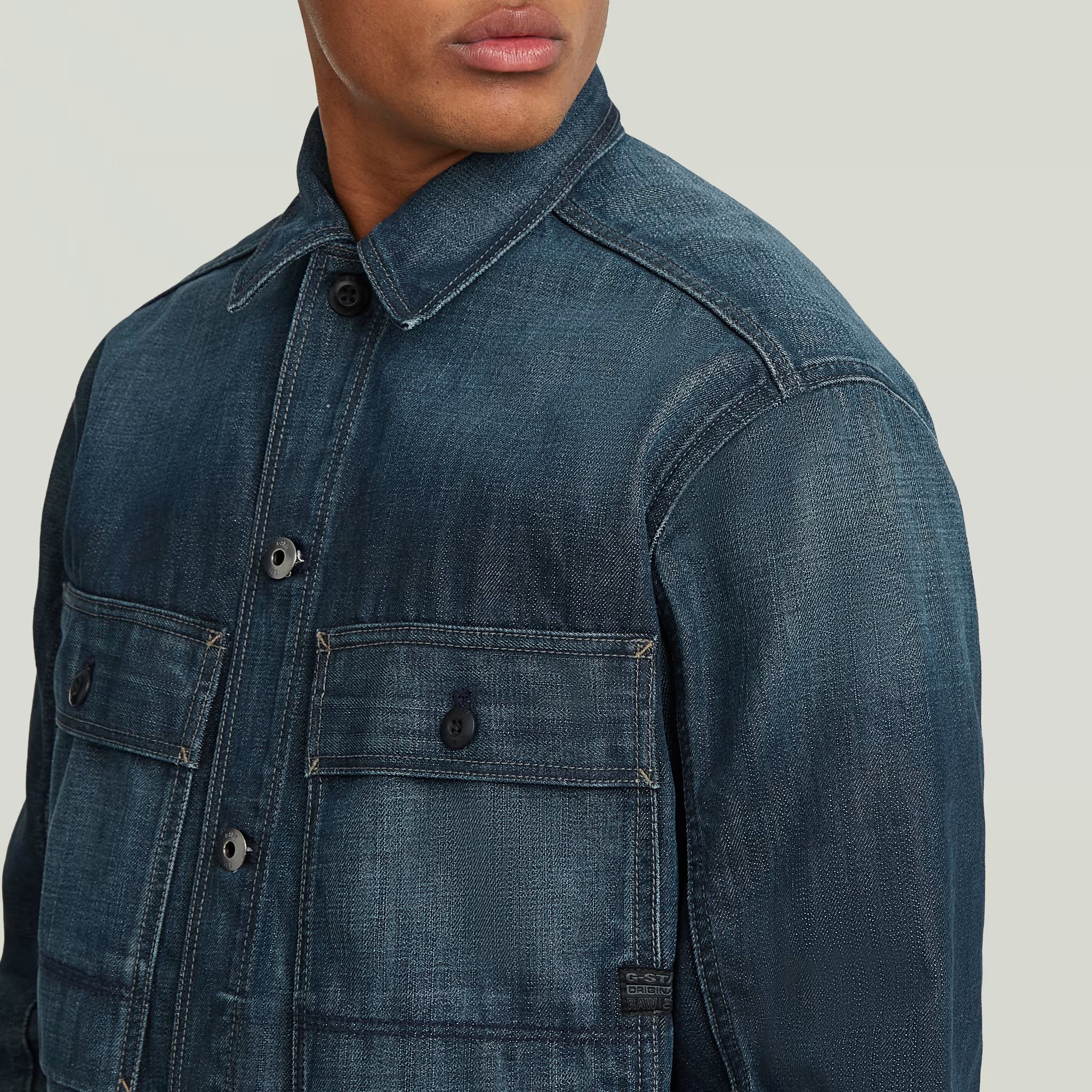 G-Star RAW Mosa Antique Jadeite Green Overshirt - Subwear