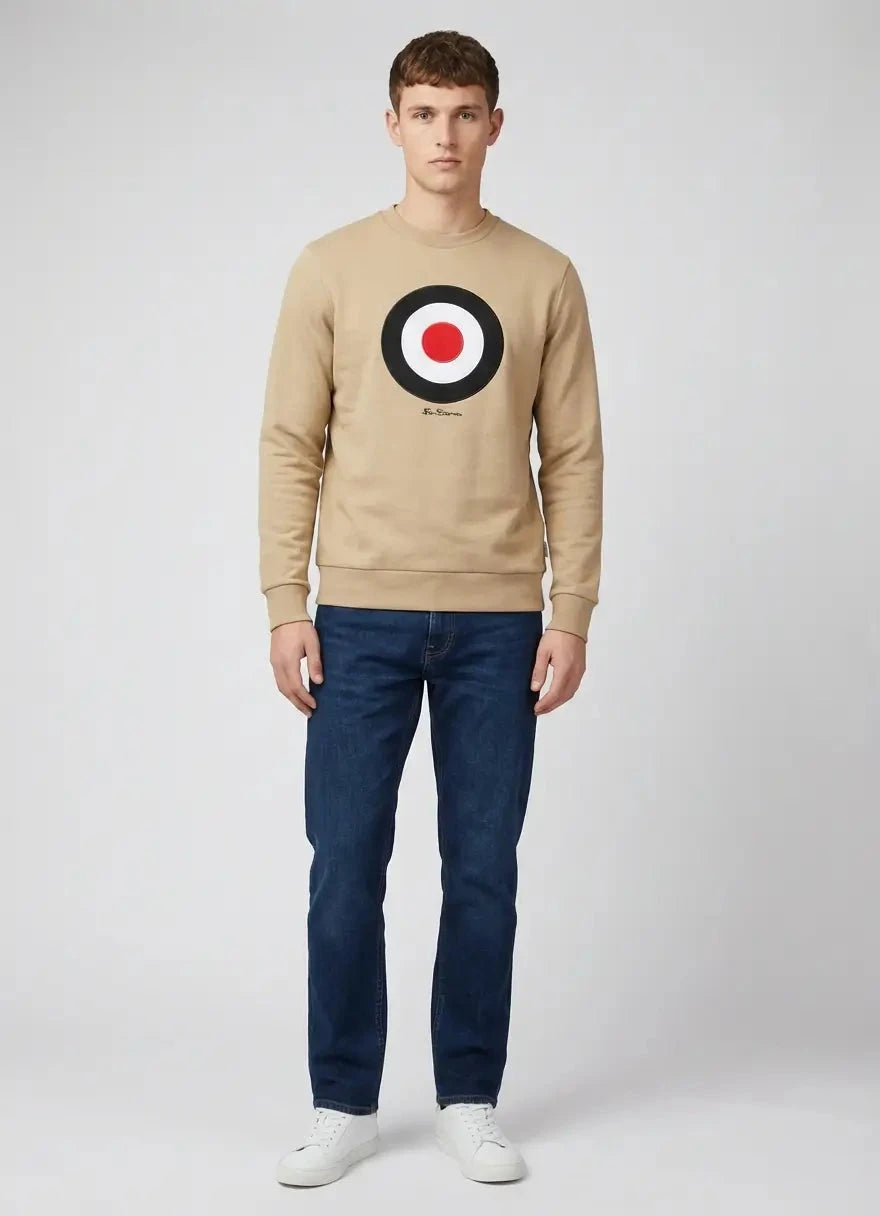 Ben Sherman Target Crew Cornstalk Sweater - Subwear