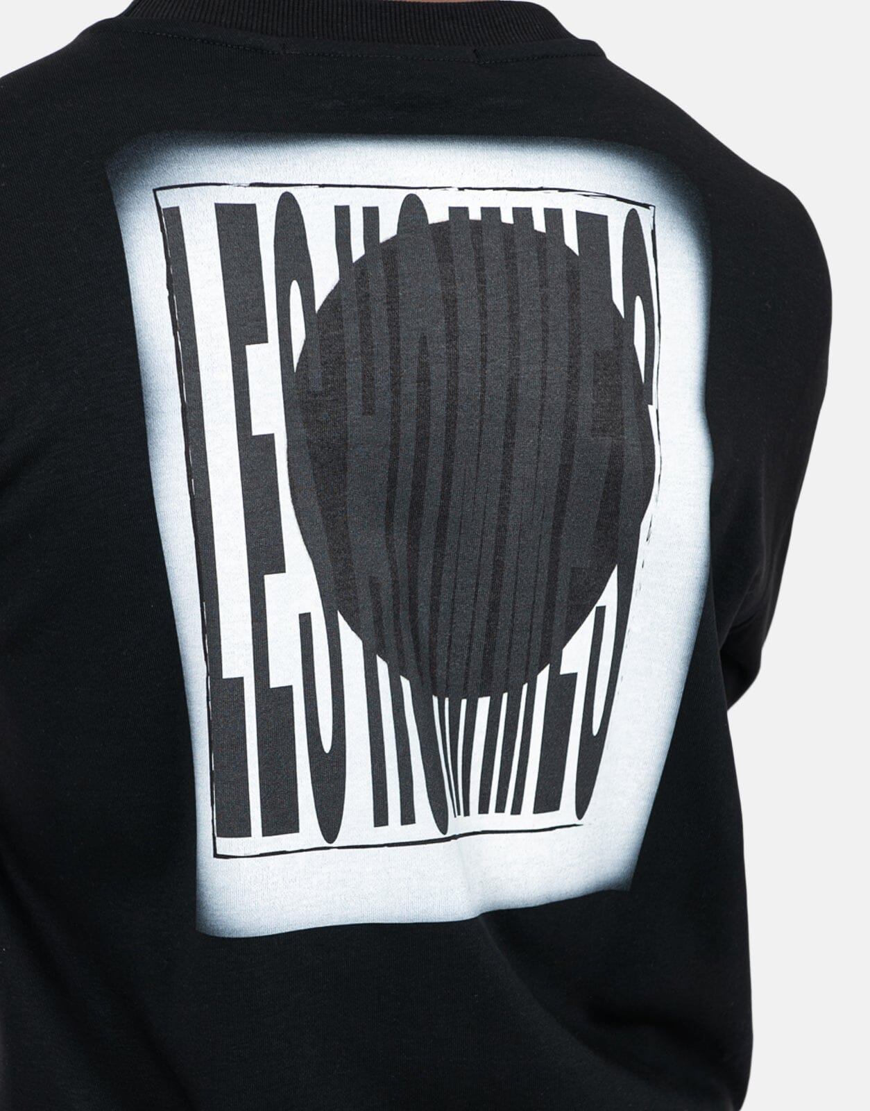 Les Hommes Back Font Black Sweatshirt - Subwear