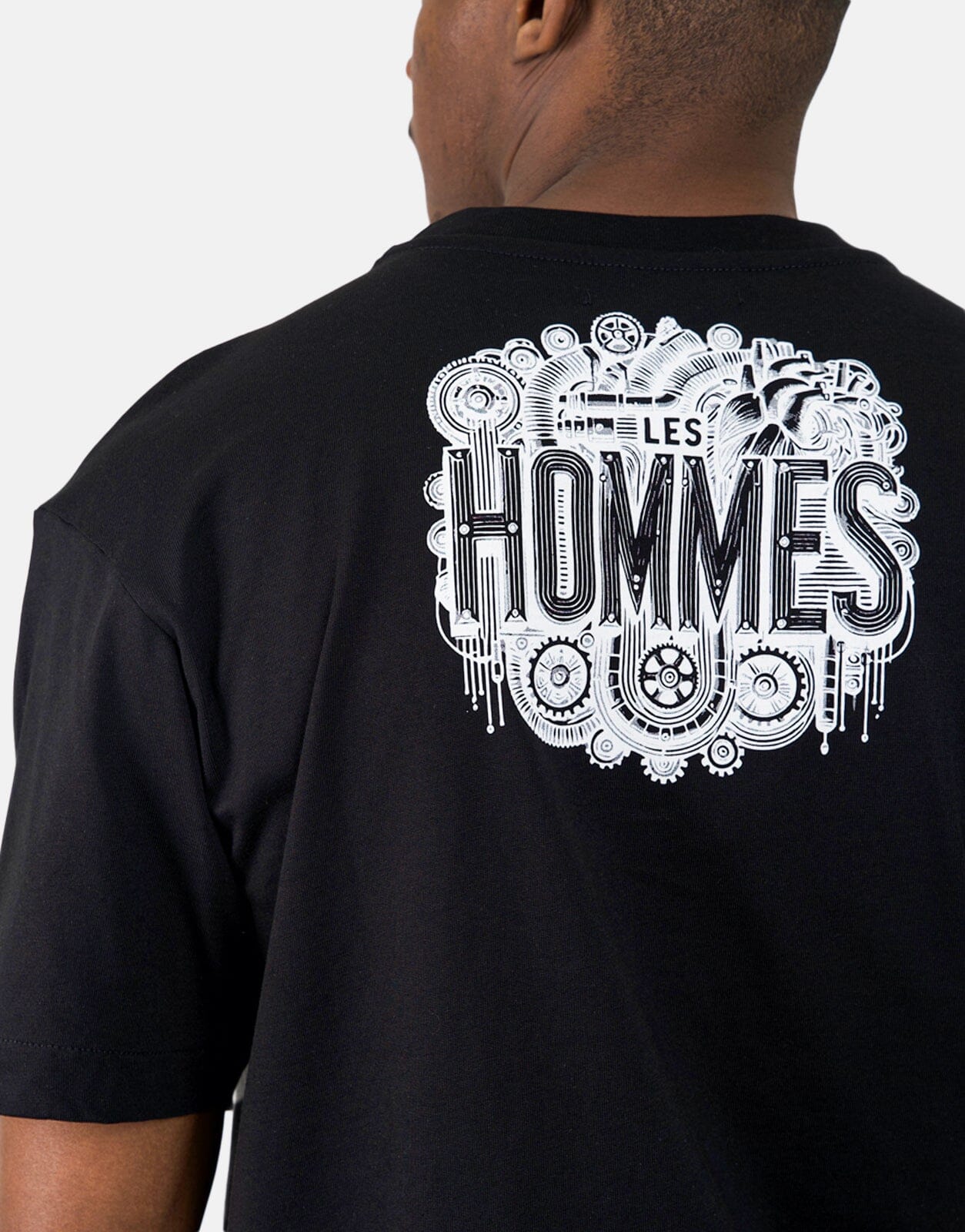 Les Hommes Black Label Dragonfly Black T-Shirt - Subwear