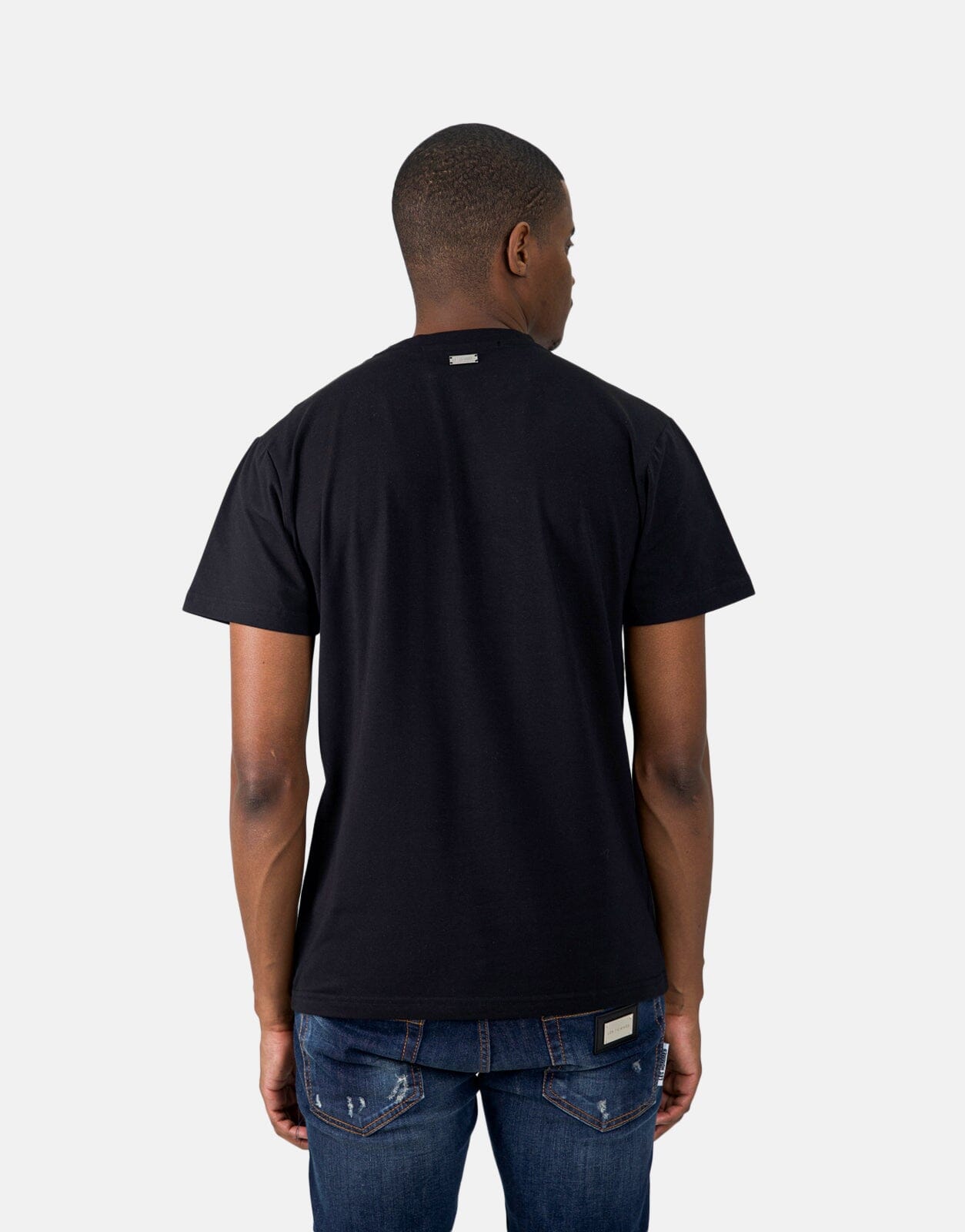 Les Hommes Box Print Black T-Shirt - Subwear