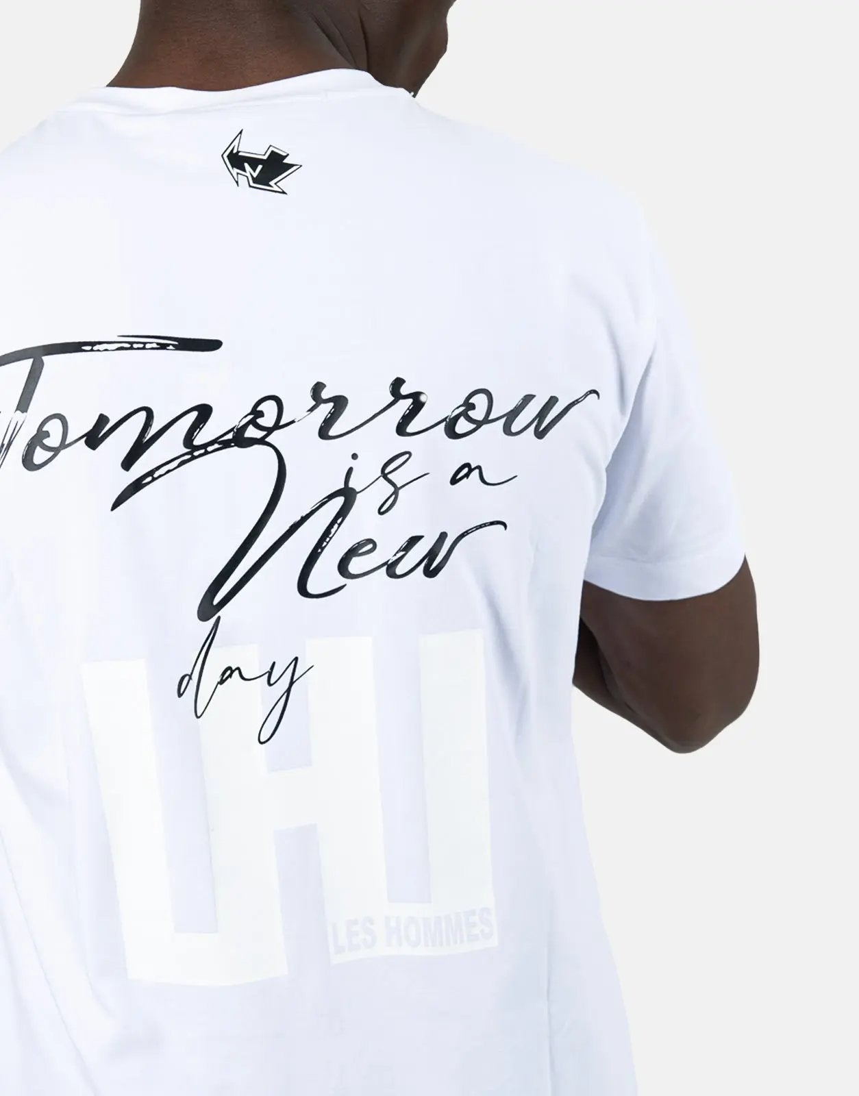 Les Hommes Box Print White T-Shirt - Subwear