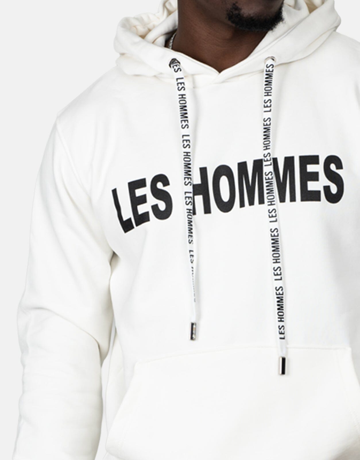 Les Hommes Chest Font White Sweatshirt - Subwear