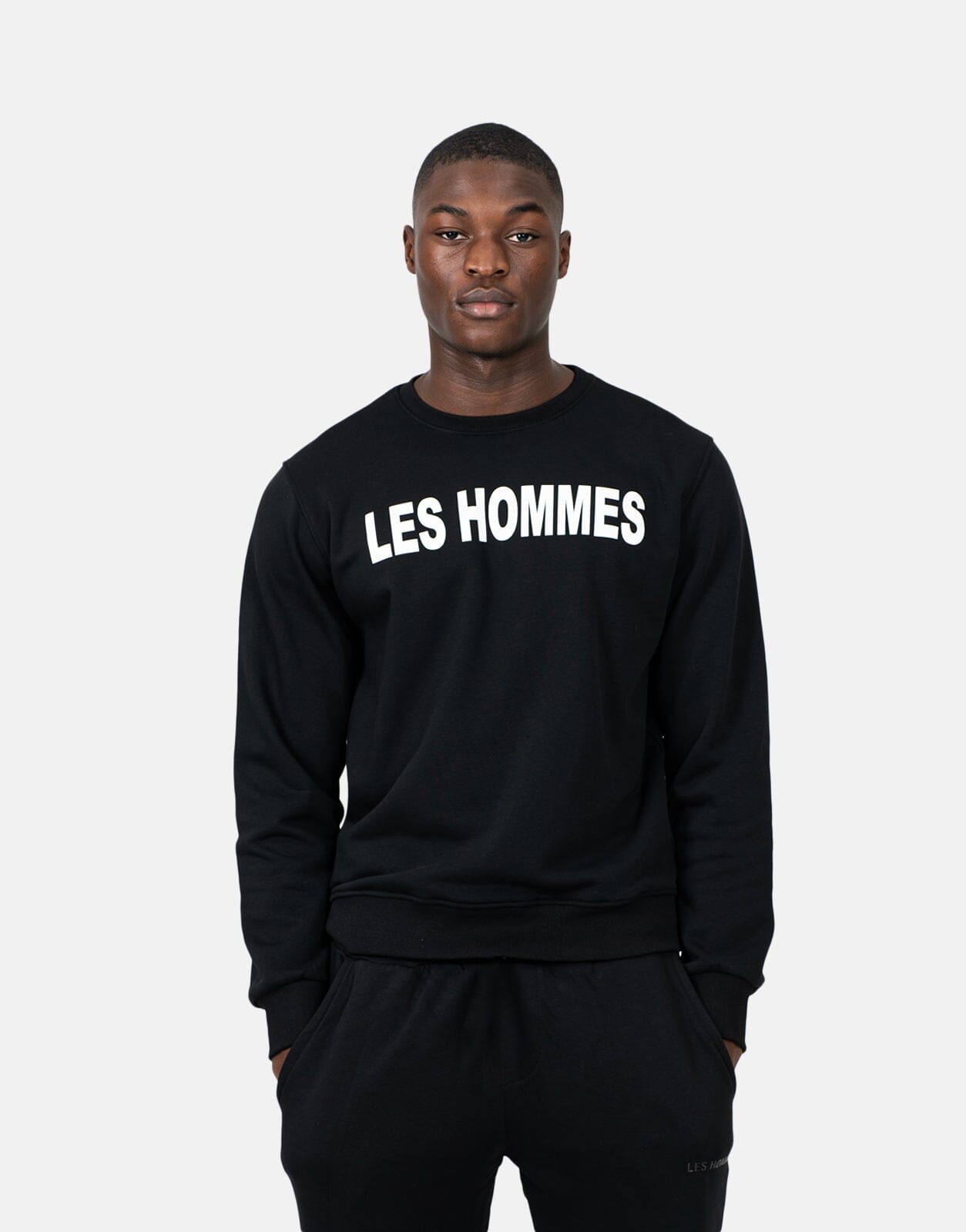 Les Hommes Font Black Sweatshirt - Subwear