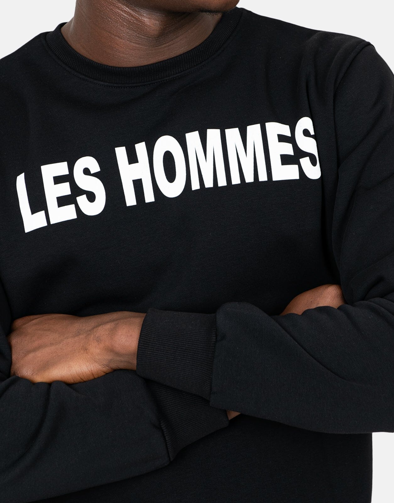 Les Hommes Font Black Sweatshirt - Subwear