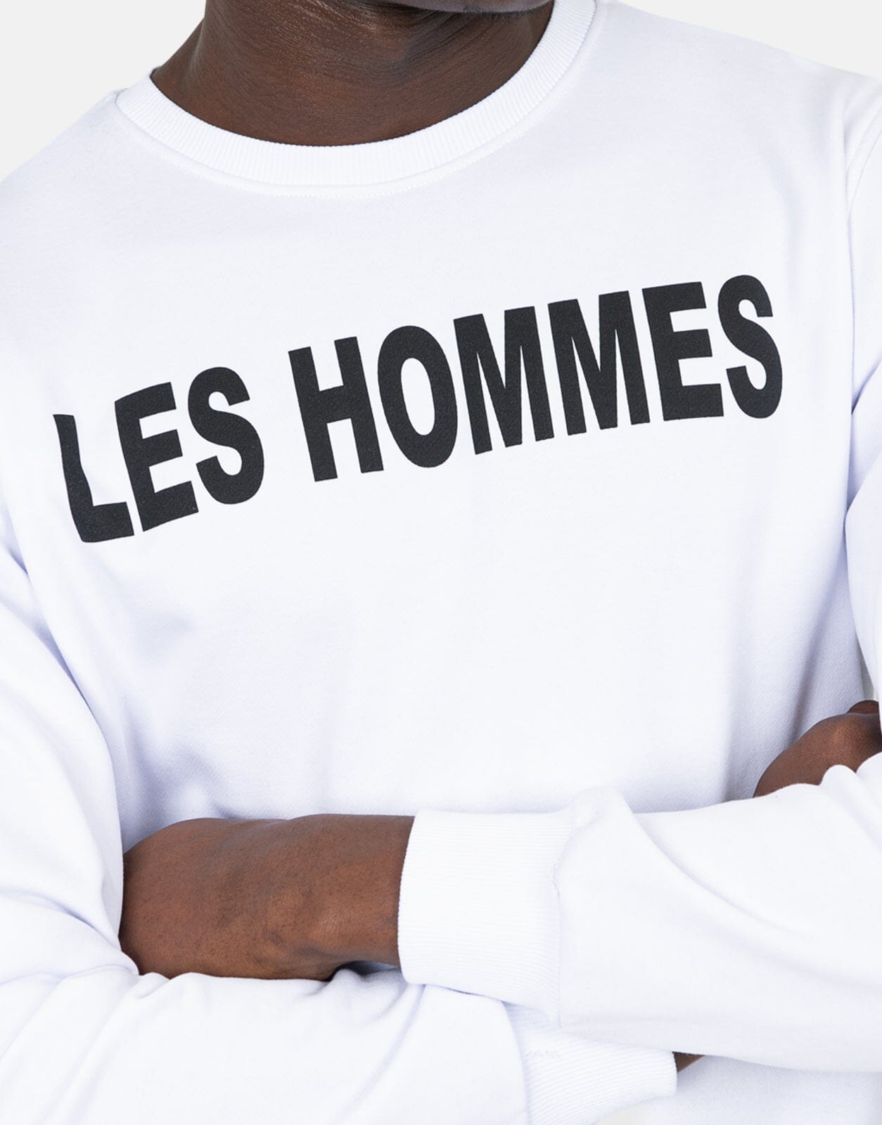 Les Hommes Font White Sweatshirt - Subwear