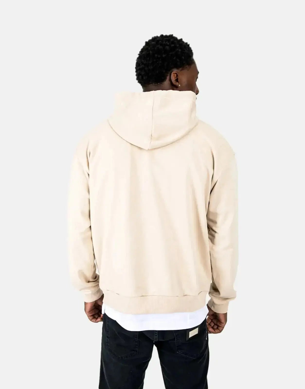 Les Hommes Graphic Hooded Stone Sweatshirt - Subwear