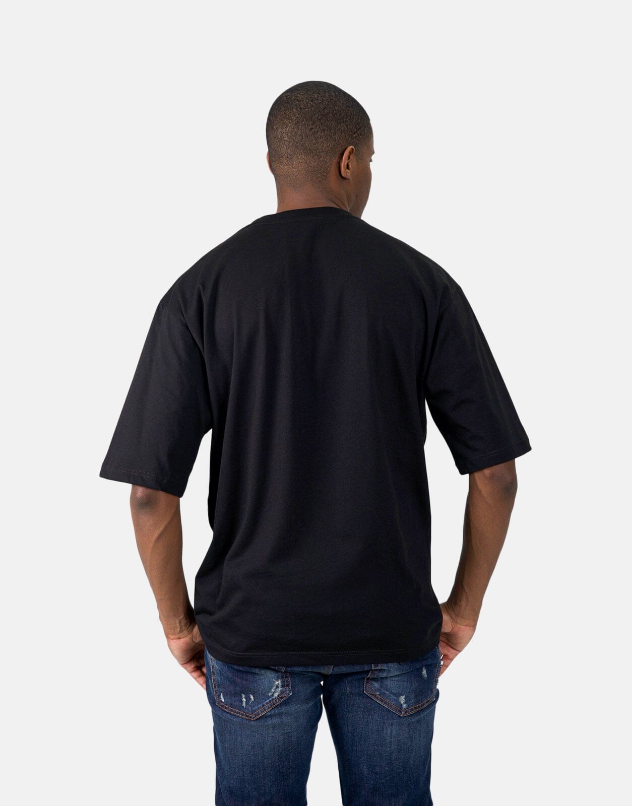 Les Hommes Green Square Black T-Shirt - Subwear