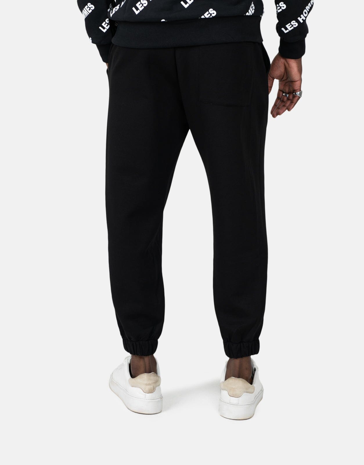 Les Hommes Heavy Black Sweatpants - Subwear