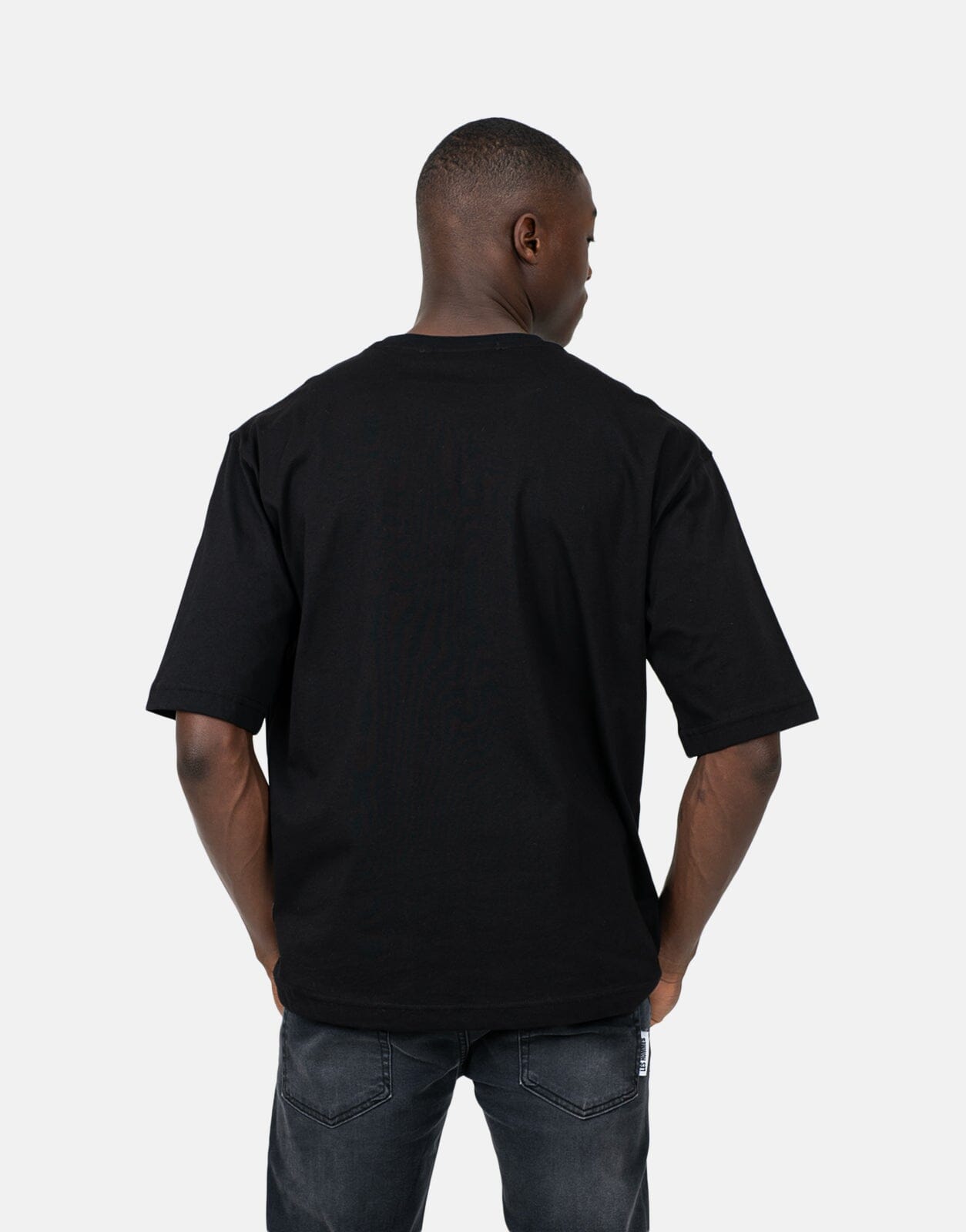 Les Hommes Marco Logo Black T-Shirt - Subwear