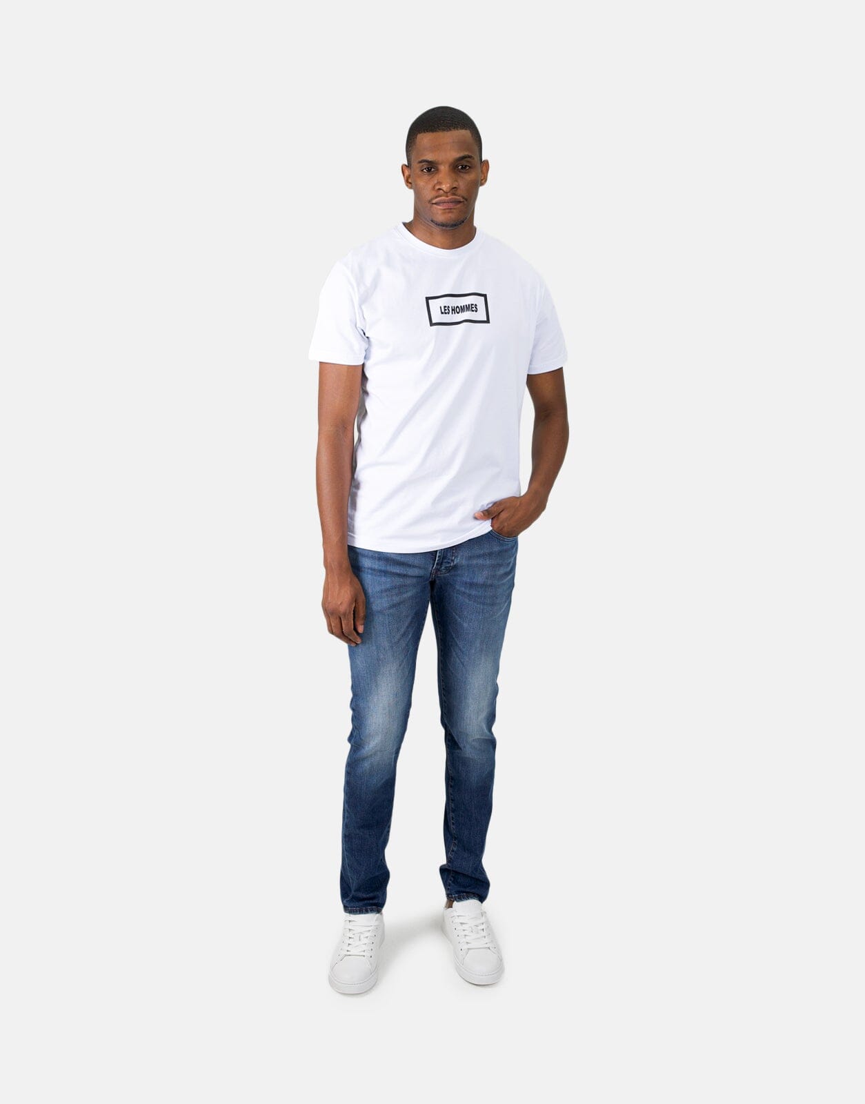 Les Hommes Mid Wash Jeans - Subwear